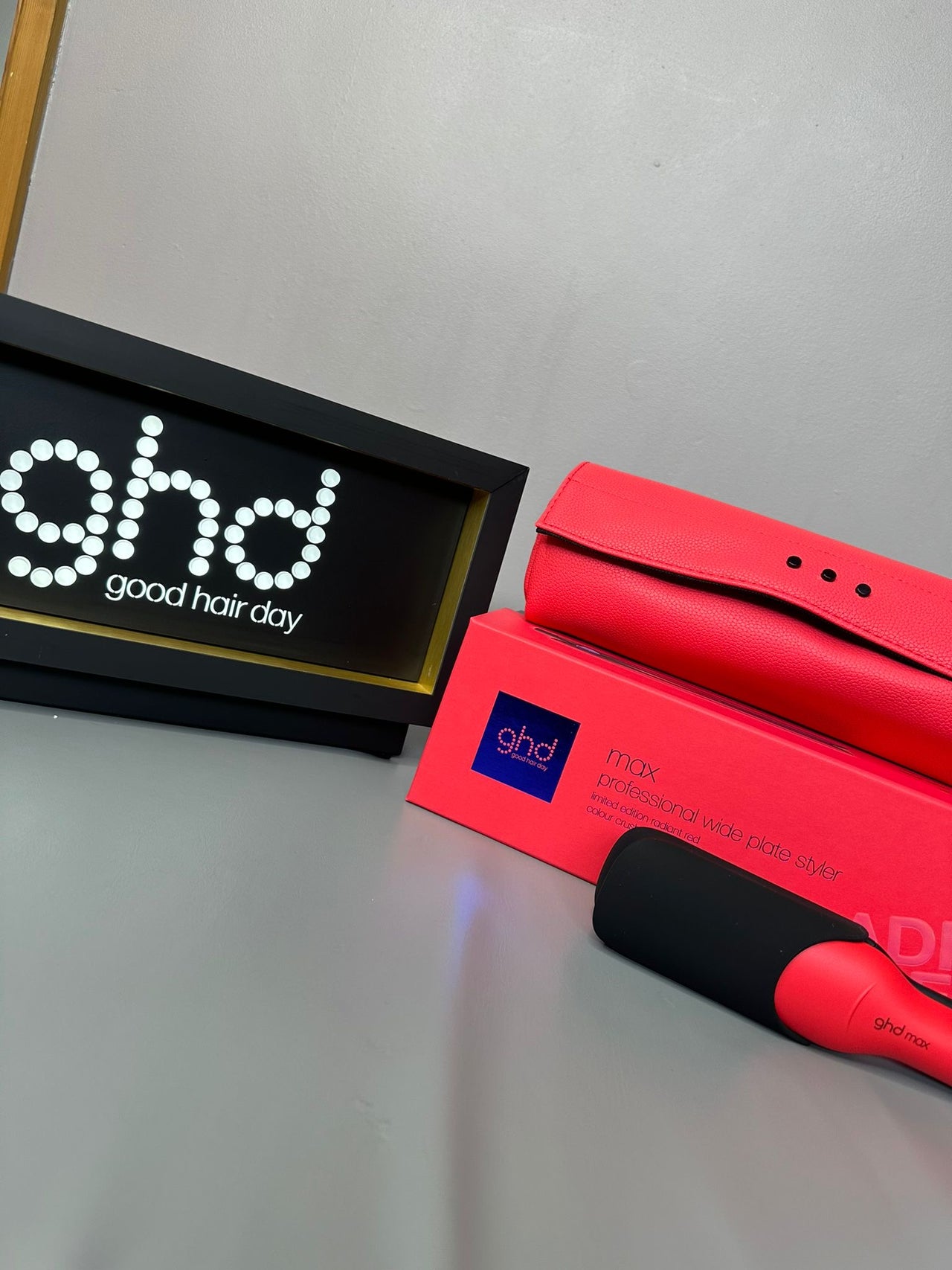 ghd max styler in red