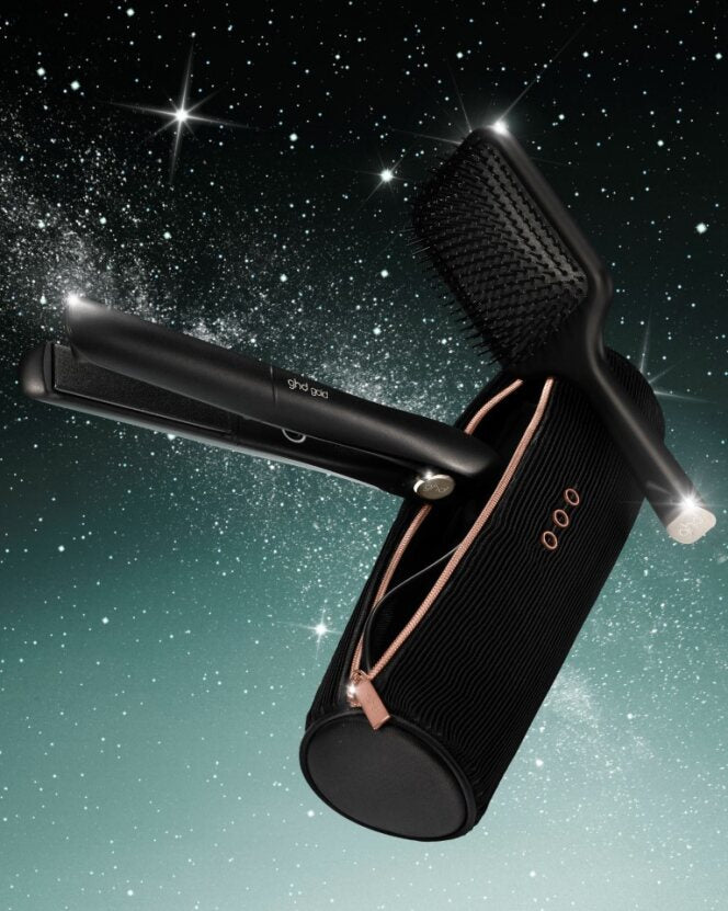 ghd gold hair straightener festive 