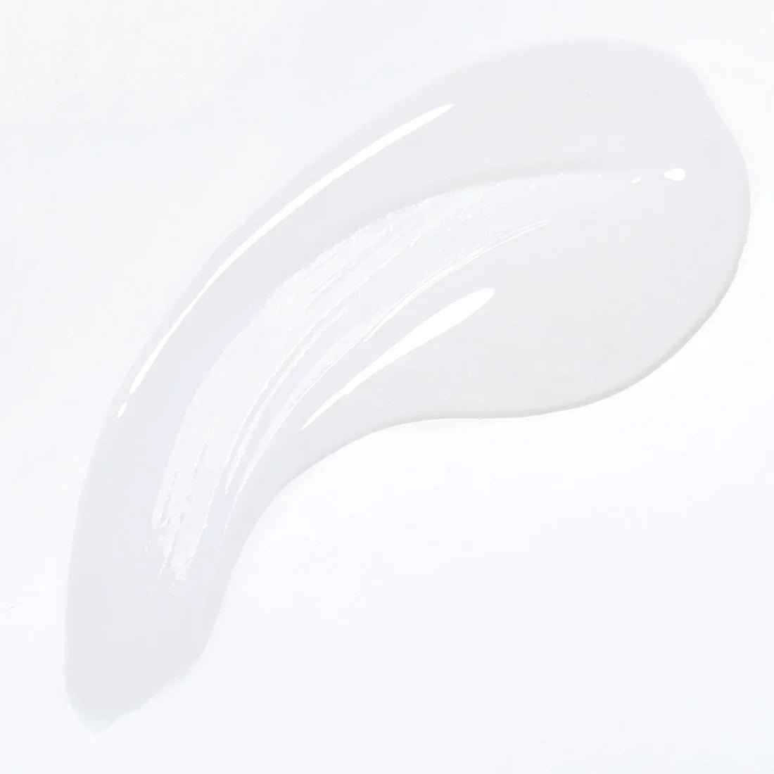 Close-up of AlumierMD Purifying Gel Cleanser’s translucent gel texture on a white background.