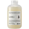 Thumbnail for A 250 ml bottle of Davines LOVE curl-enhancing shampoo for curly hair, featuring a translucent off-white bottle and a white label with black text and a small tree graphic.