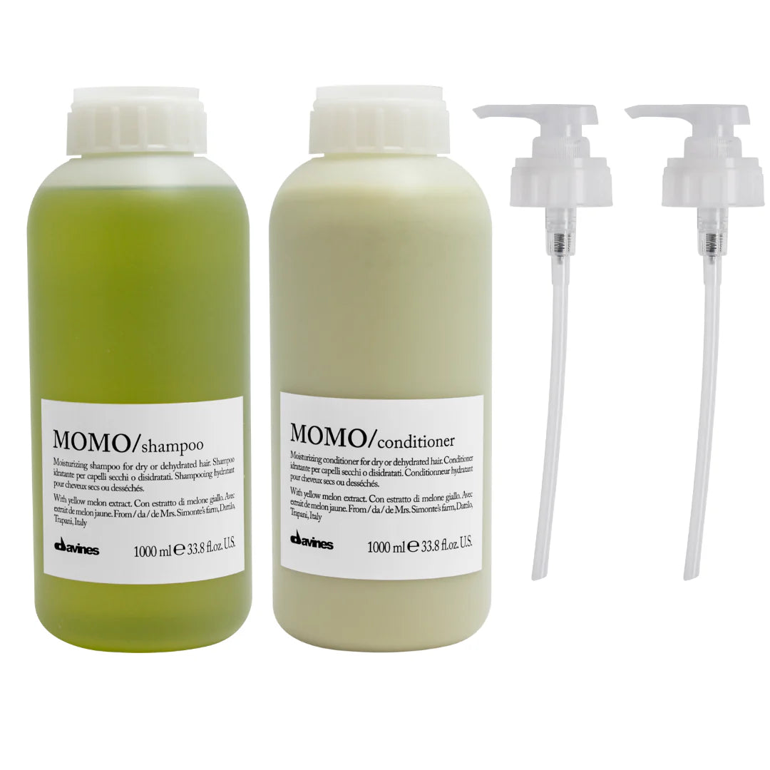 Davines MOMO Shampoo & Conditioner 1L Duo | Intense Hydration for Dry Hair