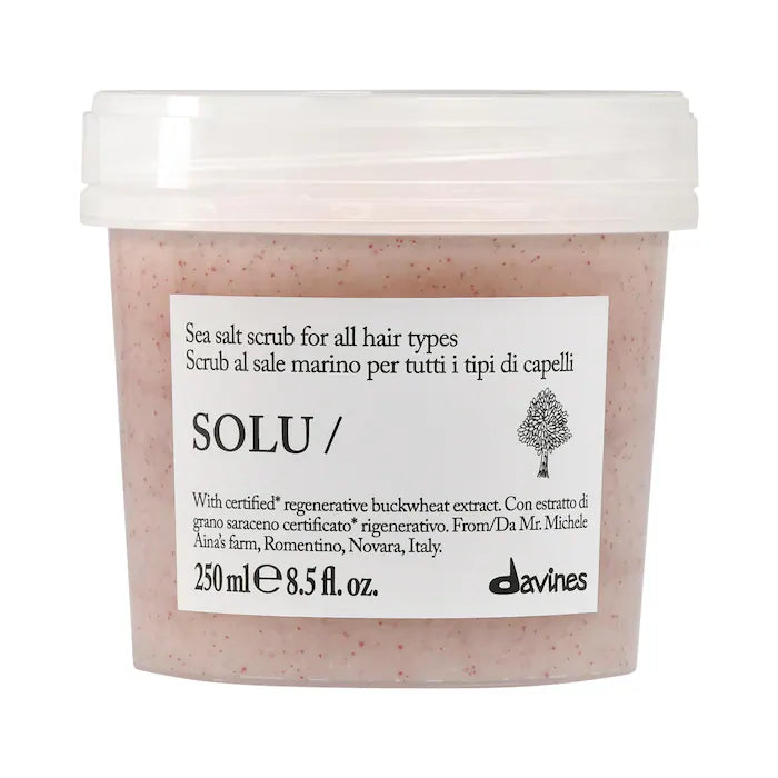 Davines SOLU Sea Salt Scrub Cleanser 250ml