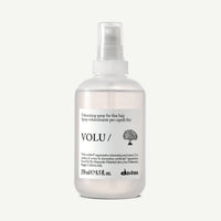 Thumbnail for Hair spray bottle labeled 'VOLU' by davines on a white background