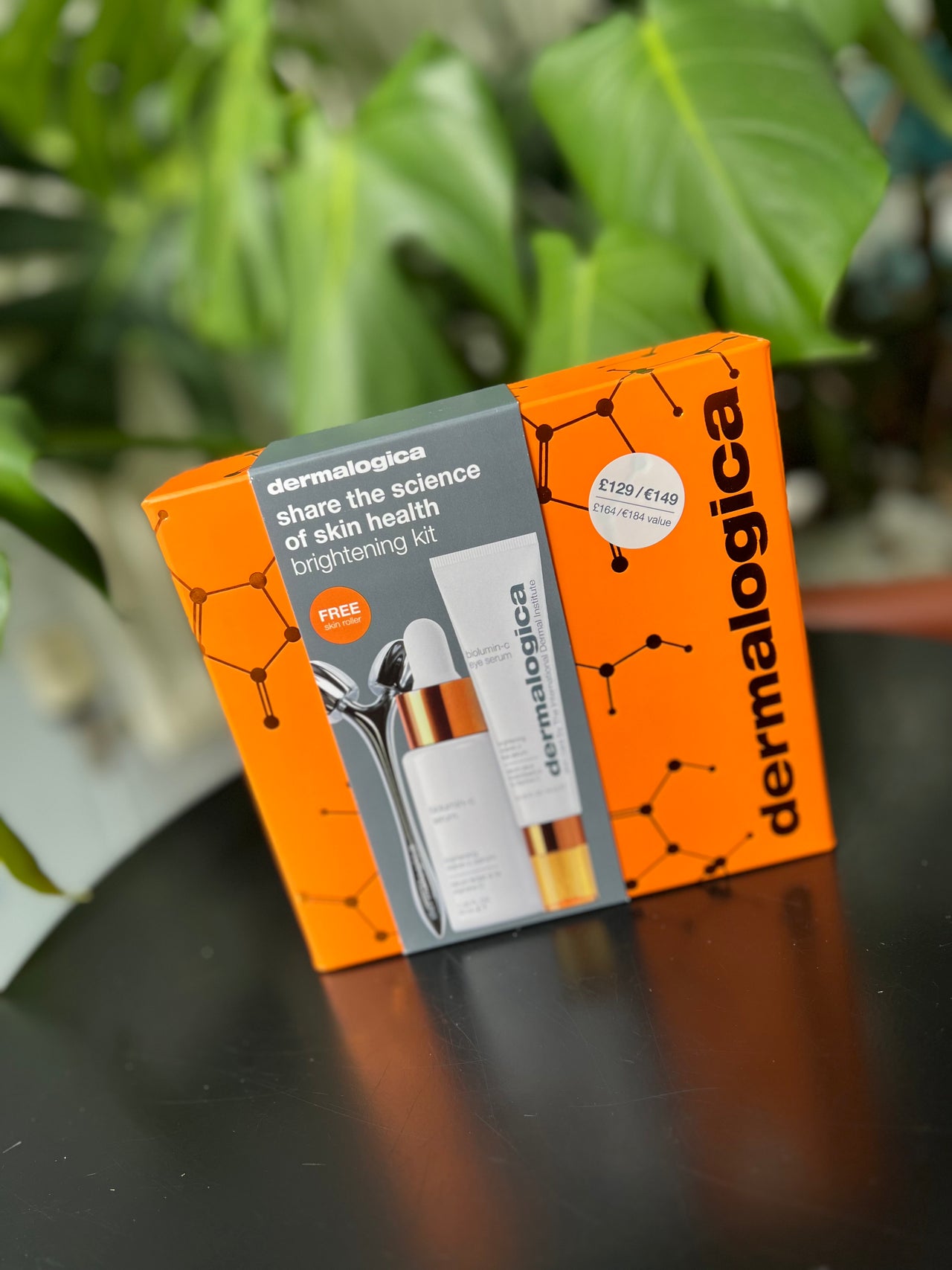 dermalogica brightening kit with free skin roller