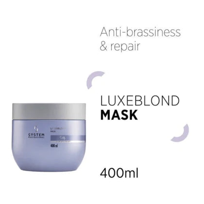 System Professional LuxeBlonde Hair Mask 400ml