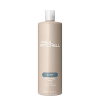 Thumbnail for Beige shampoo bottle with white cap on a white background