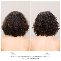 Thumbnail for before and after using davines love curl products 