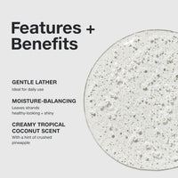 Thumbnail for Product packaging with features and benefits listed on a white background