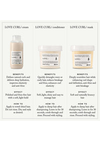 Thumbnail for Three hair care products with labels and benefits on a white background