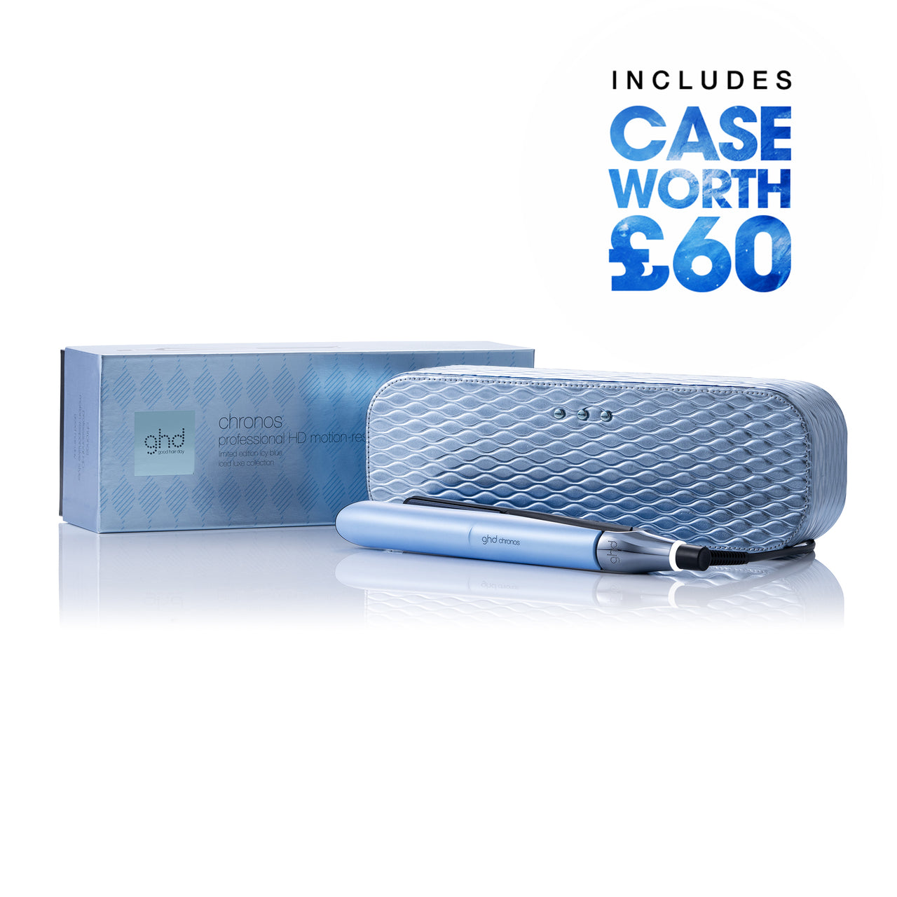 ghd Chronos styler in icy blue