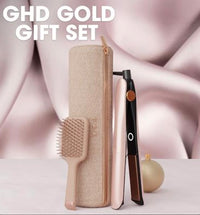 Thumbnail for ghd Gold Hair Straightener Festive Gift Set – Cashmere Beige
