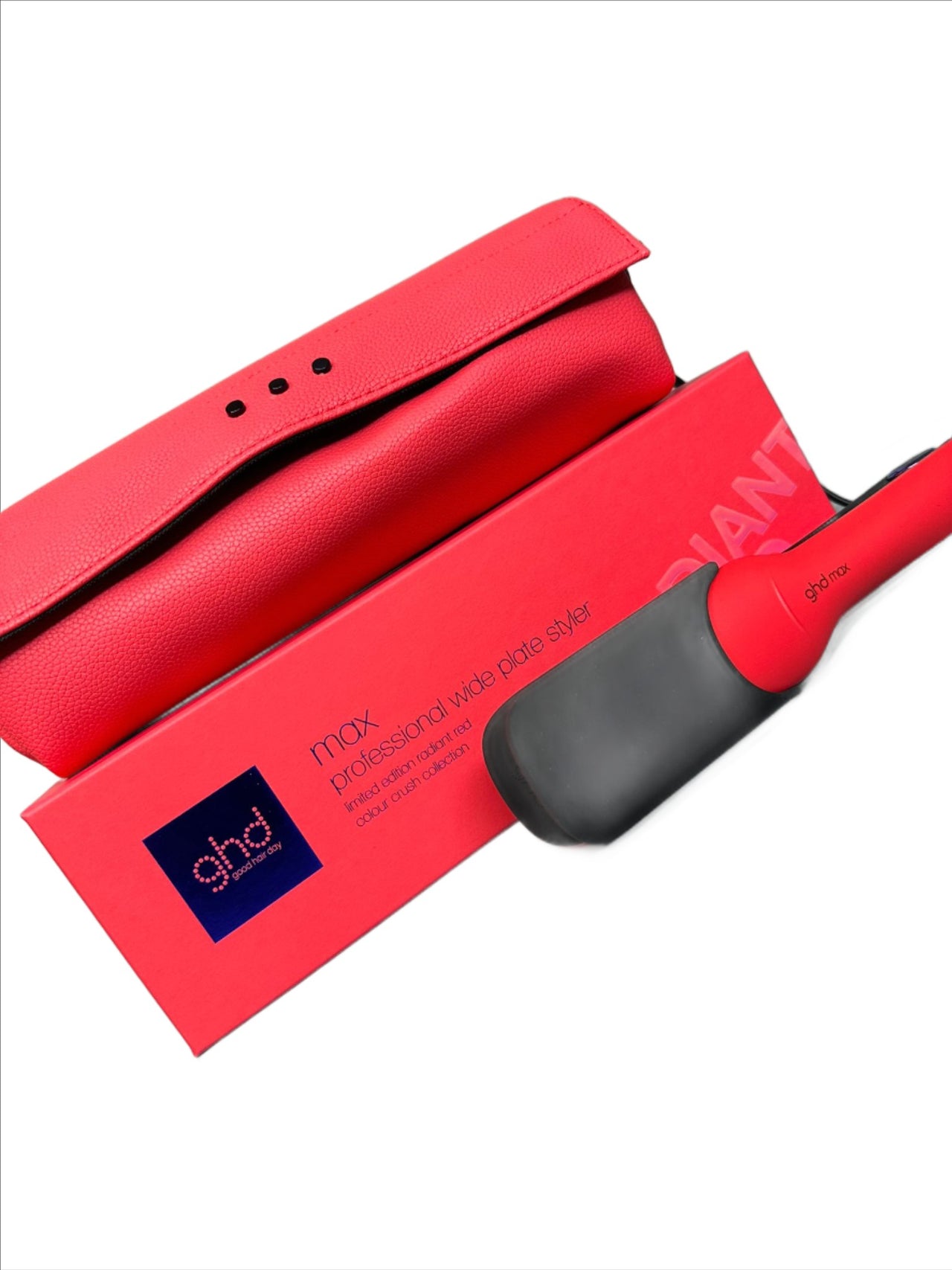 max wide plate styler in radiant red