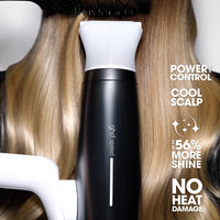 Thumbnail for Hair styling tool with text highlighting features on a blurred hair background