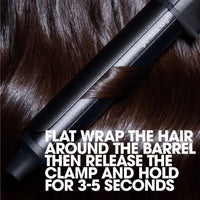 Thumbnail for Hair straightening tool with text instructions on using it