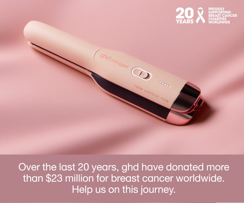 ghd Unplugged Pink