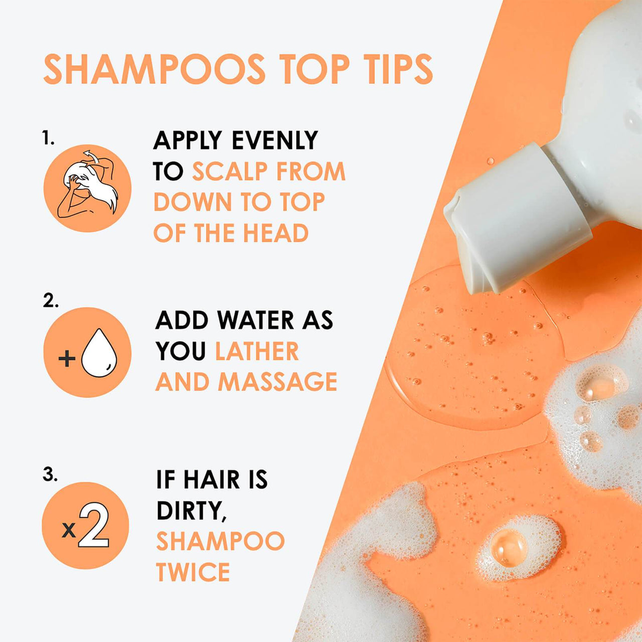 weDo/ Professional Light and Soft Shampoo Tips