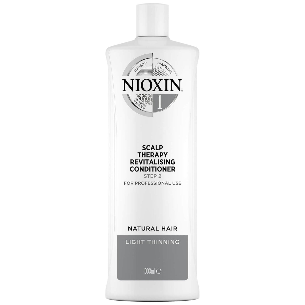 NIOXIN 3-Part System 1 Scalp Therapy Revitalising Conditioner for Natural Hair with Light Thinning