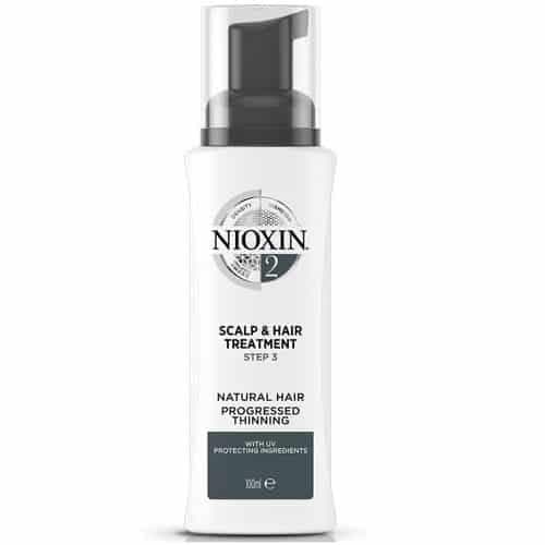 Nioxin System 2 Scalp and Hair Treatment - for Natural Hair with Progressed Thinning.