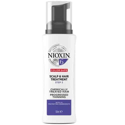 Nioxin System 6 Scalp and Hair Treatment - for Chemically Treated Hair with Progressed Thinning.