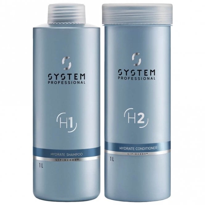 System Professional Hydrate Conditioner and Shampoo Litre Duo