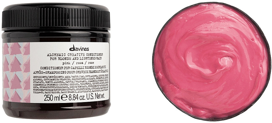 Davines Alchemic Pink Creative Conditioner For blonde and lightened hair
