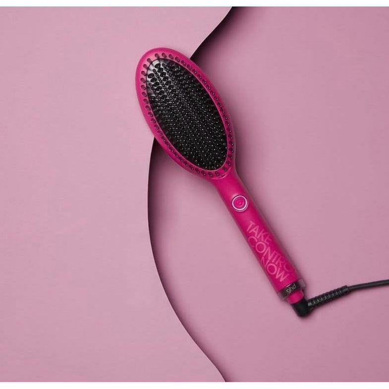 GHD GLIDE HOT BRUSH IN ORCHID PINK